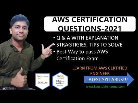 AWS CERTIFICATION QUESTIONS & ANSWER 2021|AWS DEVELOPER ASSOCIATE |AWS SOLUTIONS ARCHITECT ASSOCIATE