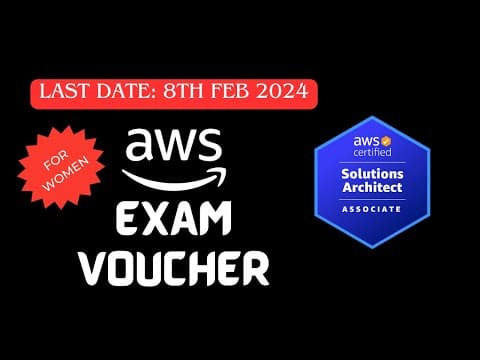 HOW TO GET FREE AWS CERTIFICATION  | 100 % Free AWS certification Voucher VOUCHERS FOR WOMEN