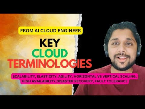KEY CLOUD CONCEPTS: Scalability, Elasticity, Agility, Horizontal vs vertical,  Fault Tolerance, DR