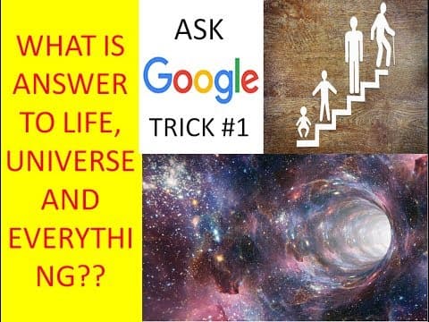 GOOGLE TRICK#10 ANSWER TO LIFE UNIVERSE & EVERYTHING |GOOGLE EASTER EGGS | GOOGLE SECRETS 2018