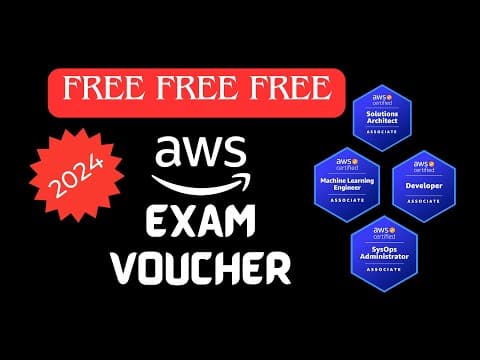 HOW TO GET FREE AWS CERTIFICATION VOUCHER | AWS ASSOCIATE SOLUTION ARCHITECT | AWS DEVELOPER | ML
