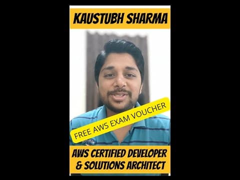 AWS EXAM VOUCHER FOR SOLUTIONS ARCHITECT, DEVELOPER ASSOCIATE | April 19, 2022